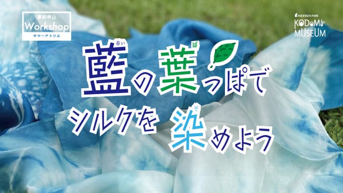 藍の葉っぱでシルクを染めよう!