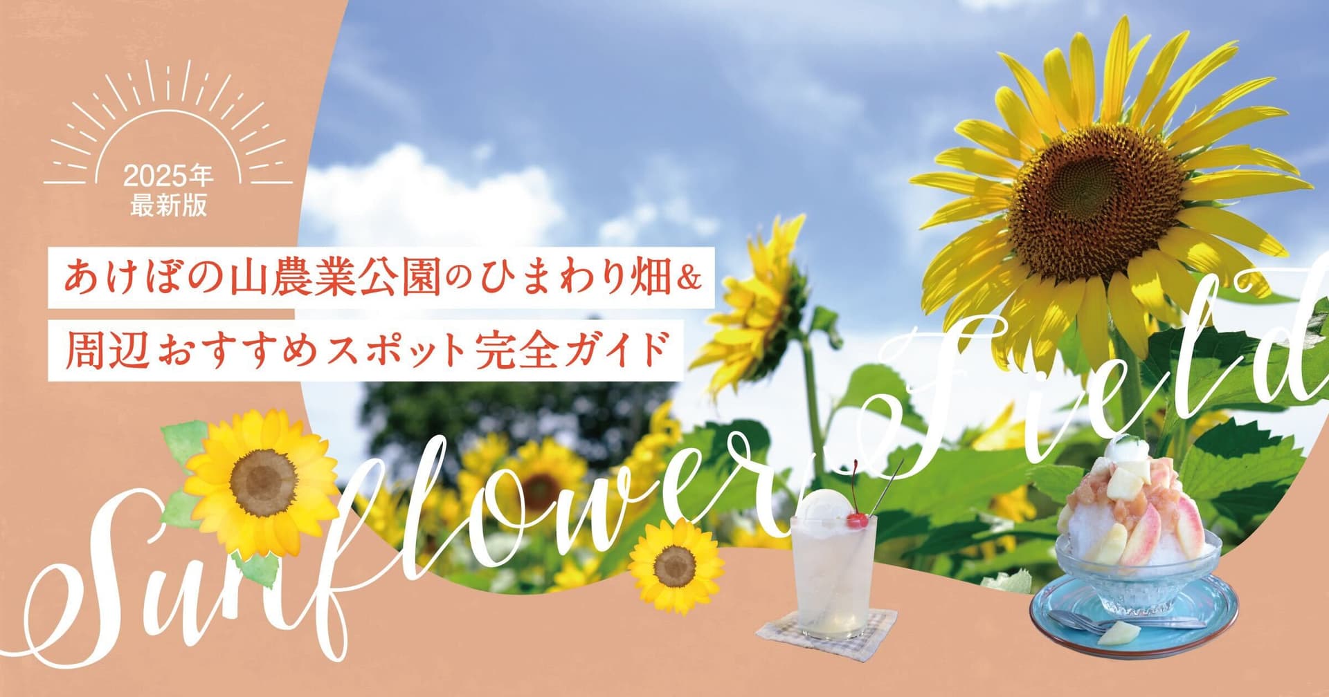 【2025年最新版】あけぼの山農業公園のひまわり畑&周辺おすすめスポット完全ガイド