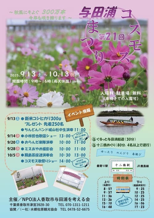 第21回与田浦コスモスまつり