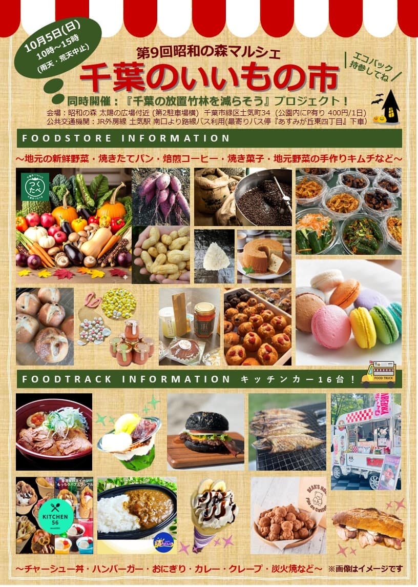 昭和の森マルシェ 千葉のいいもの市