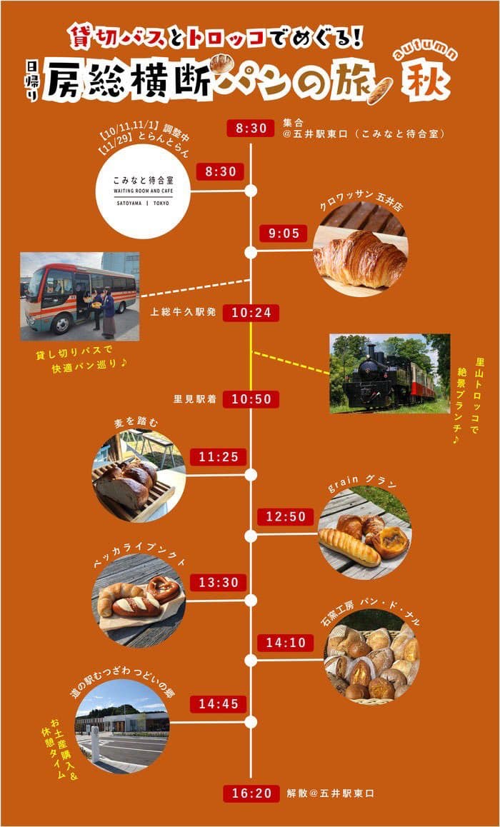 房総横断パンの旅-秋